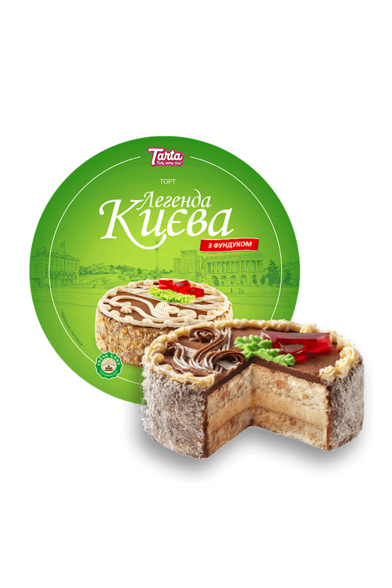 TARTA "LEGENDS of KIEV" Cake with Nuts - 450g