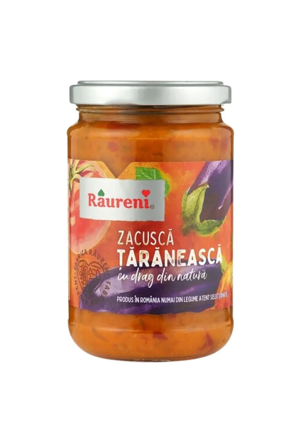 RAURENI - Romanian Rural Eggplant Spread - Zacusca TARANEASCA 300g / 500g