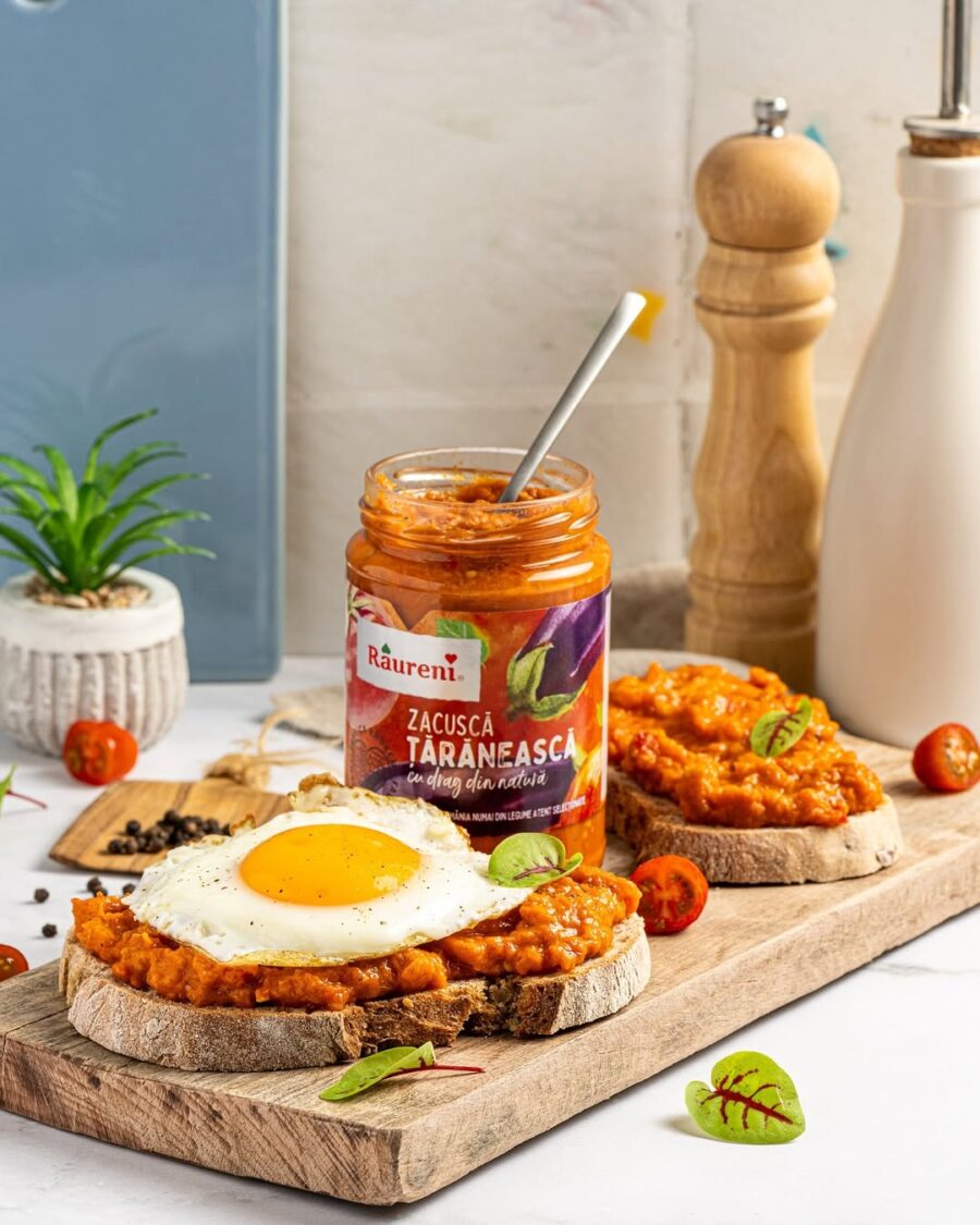 RAURENI - Romanian Rural Eggplant Spread - Zacusca TARANEASCA 300g / 500g