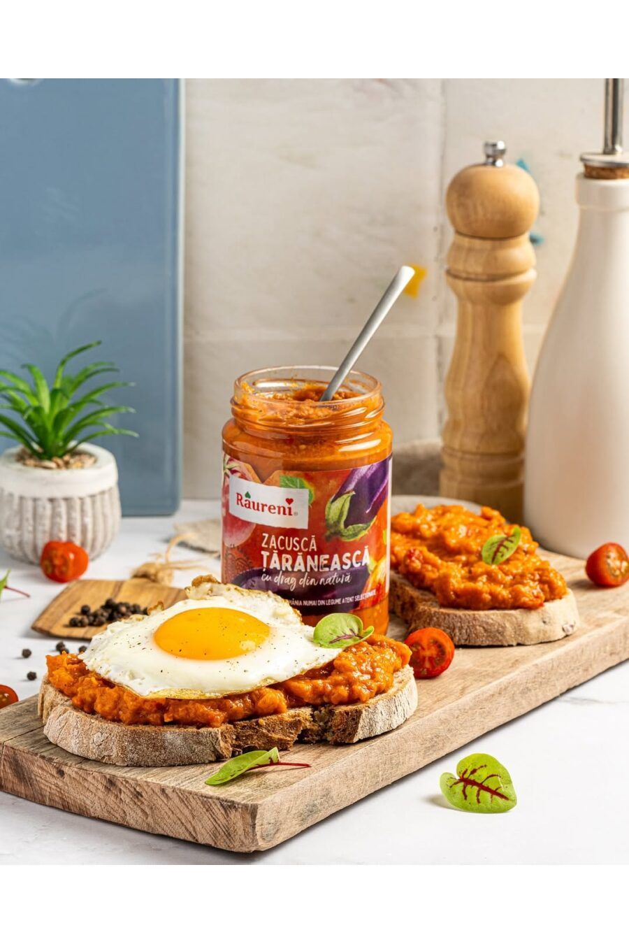 RAURENI - Romanian Rural Eggplant Spread - Zacusca TARANEASCA 300g / 500g