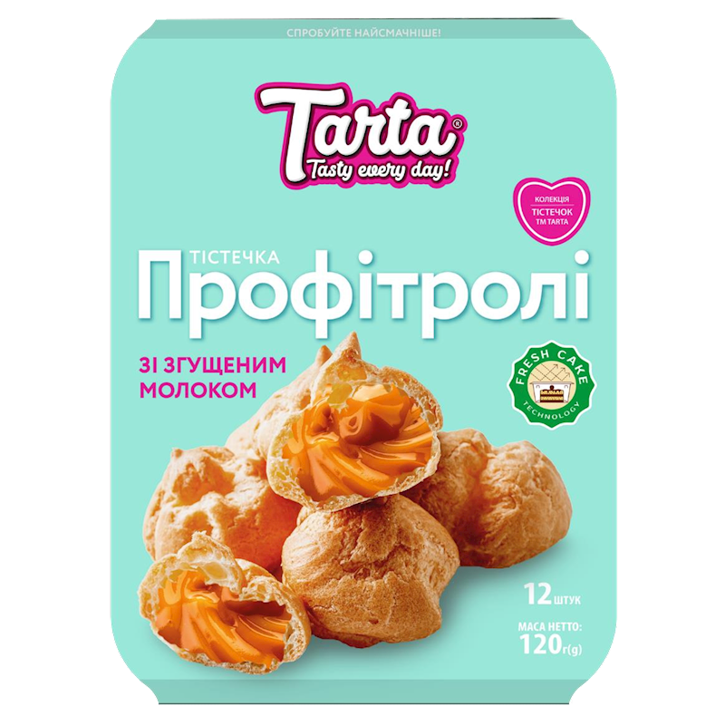 TARTA - "PROFITEROLS" with Condensed MIlk - 120g