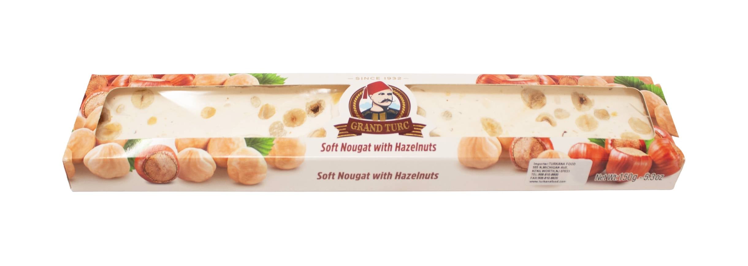 Tatsan - GRAND TURC - Soft Nougat with HAZELNUTS - 150g