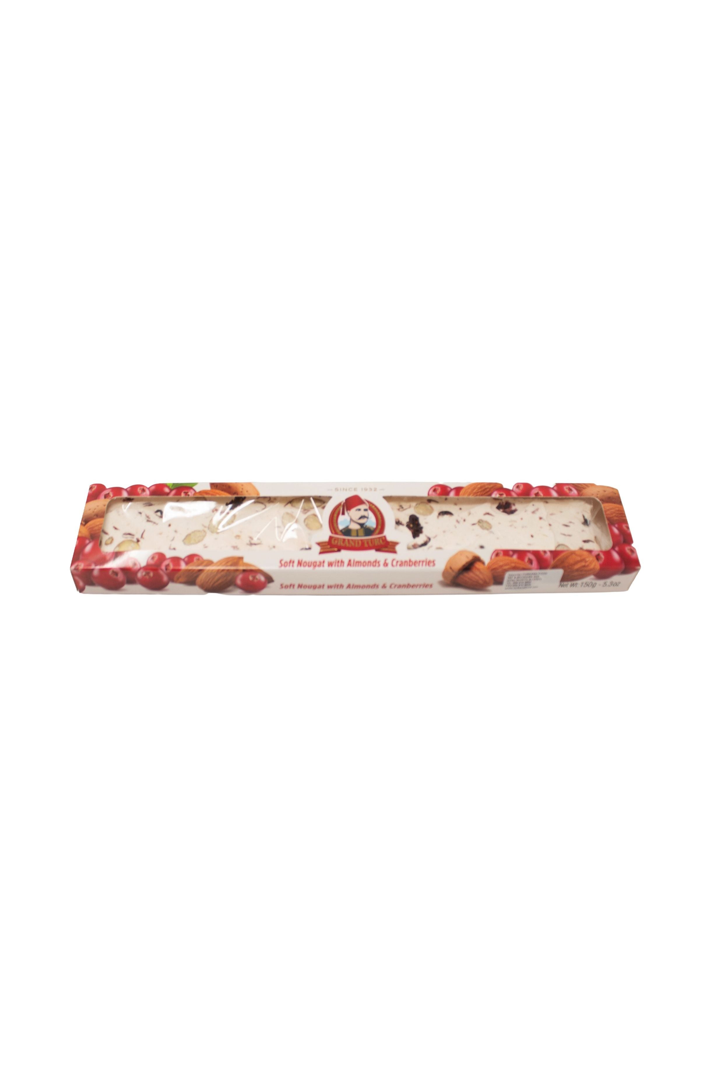 Tatsan - GRAND TURC - Soft Nougat with Almonds & Cranberries - 150g