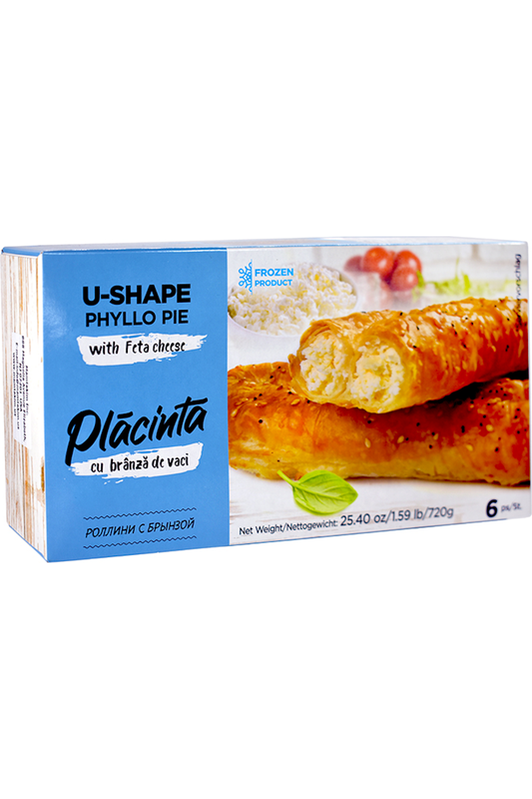NEW! U-Shape Phyllo Pies with Feta Cheese - 6pcs