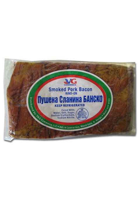 Smoked Pork Bacon - PUSHENA SLANINA BANSKO - V&G