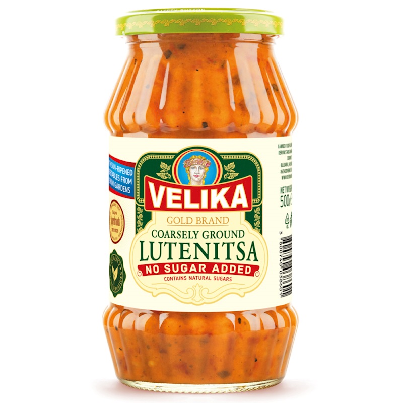 Deroni Homemade Lutenitsa - VELIKA - NO SUGAR ADDED - 500g