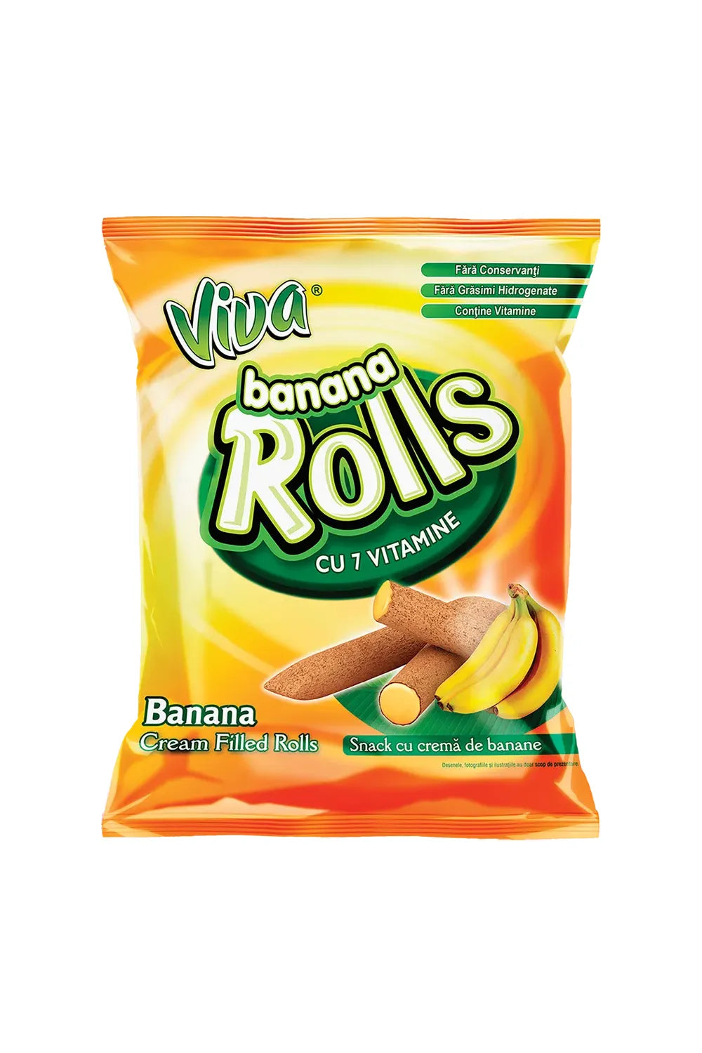 VIVA Crispy Rolls with BANANA Cream - 100g