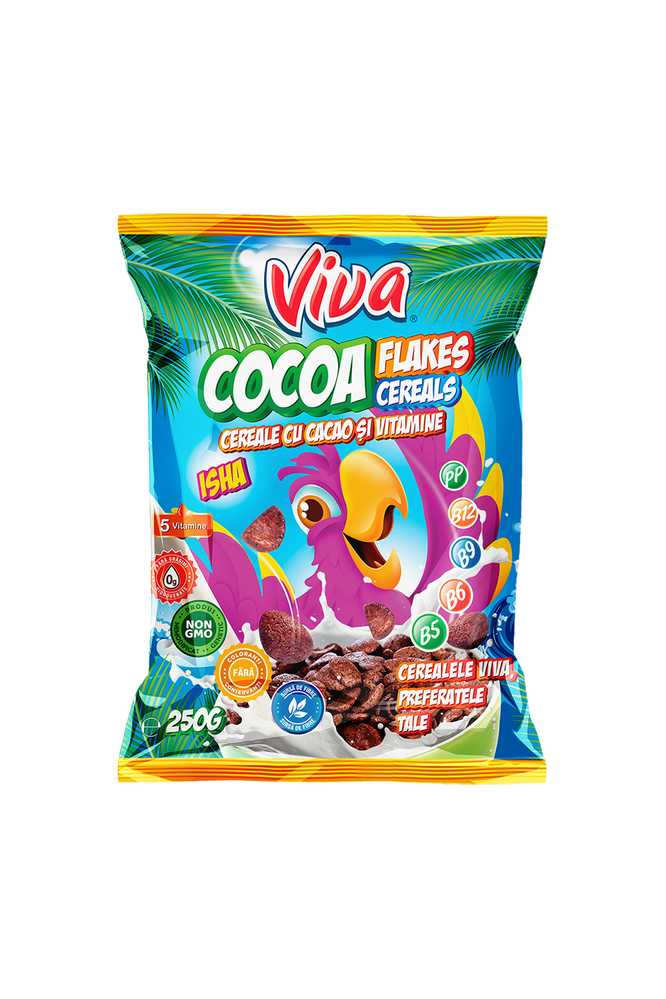 VIVA - Romanian Cocoa Flakes Cereal - 250g