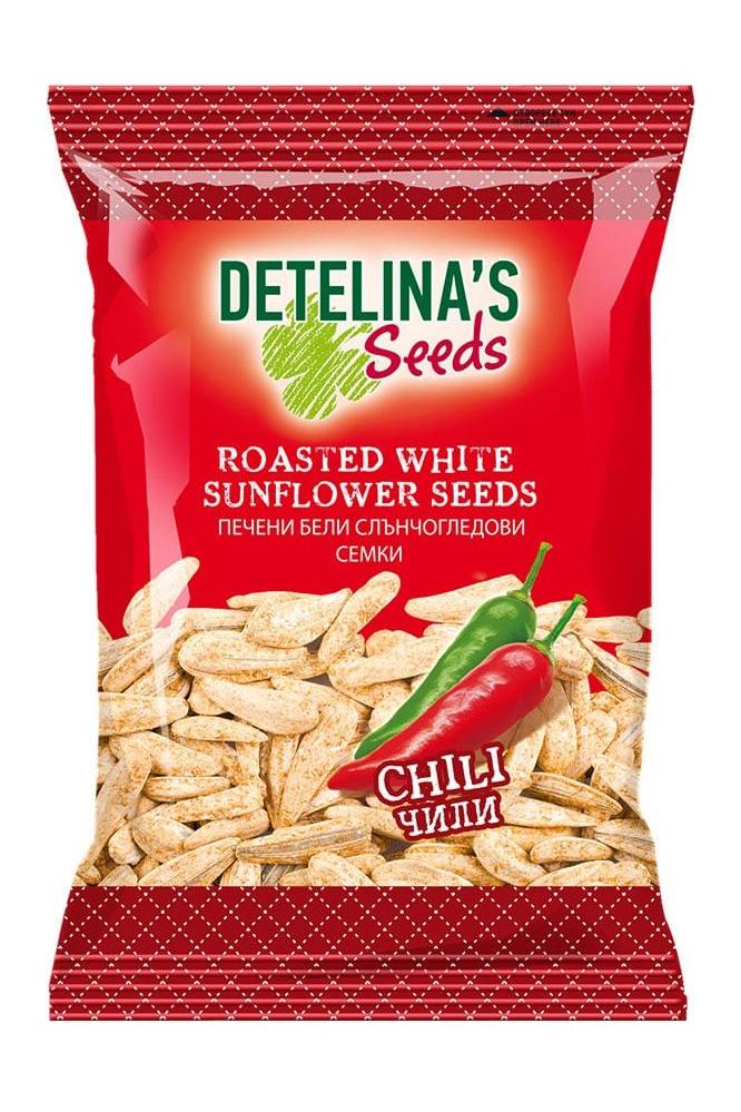 Roasted White Sunflower Seeds "Detelina" - CHILI - 75g