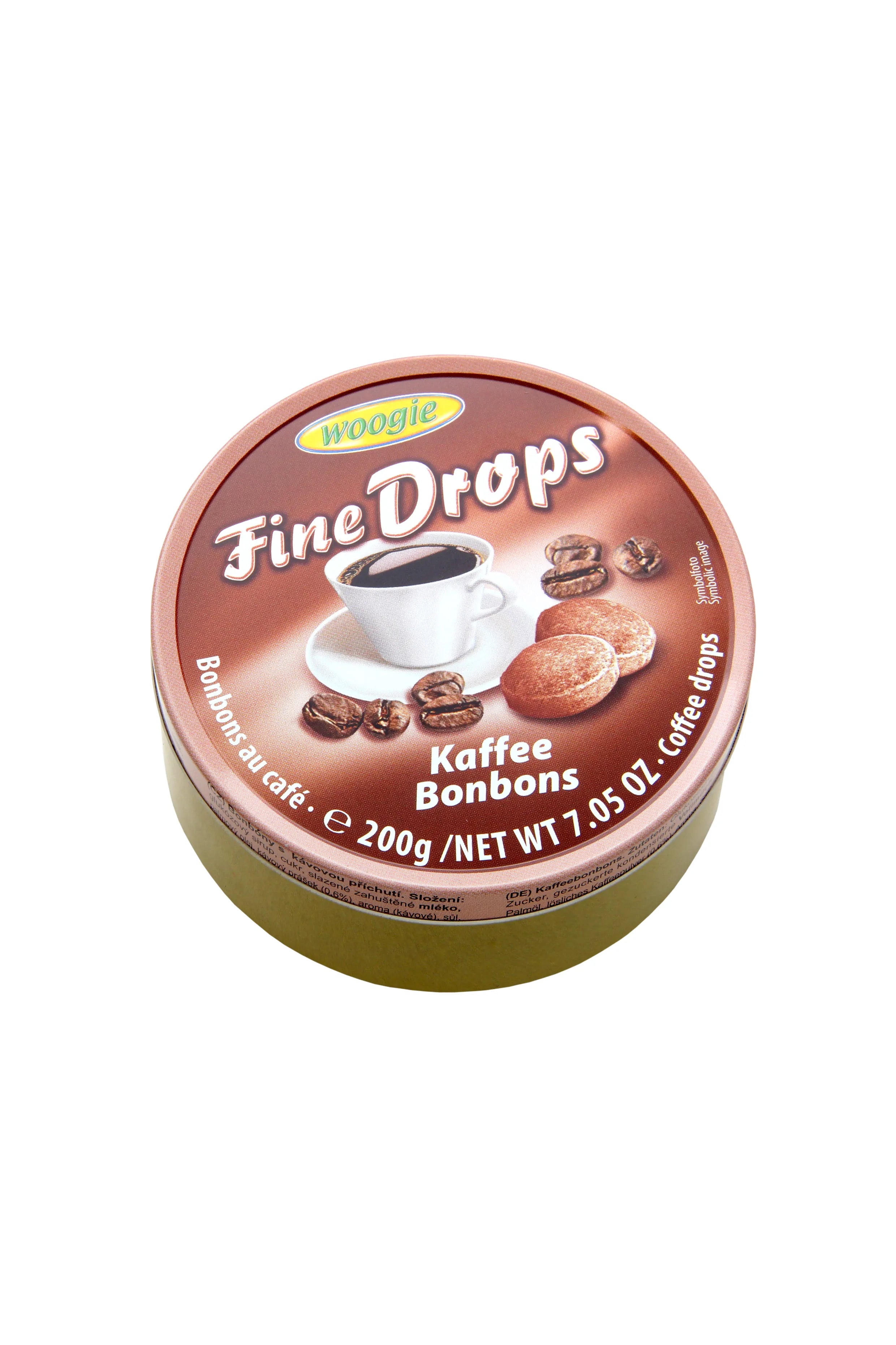 Woogie Fine Hard Candy Drops with COFFEE Flavor - 200g
