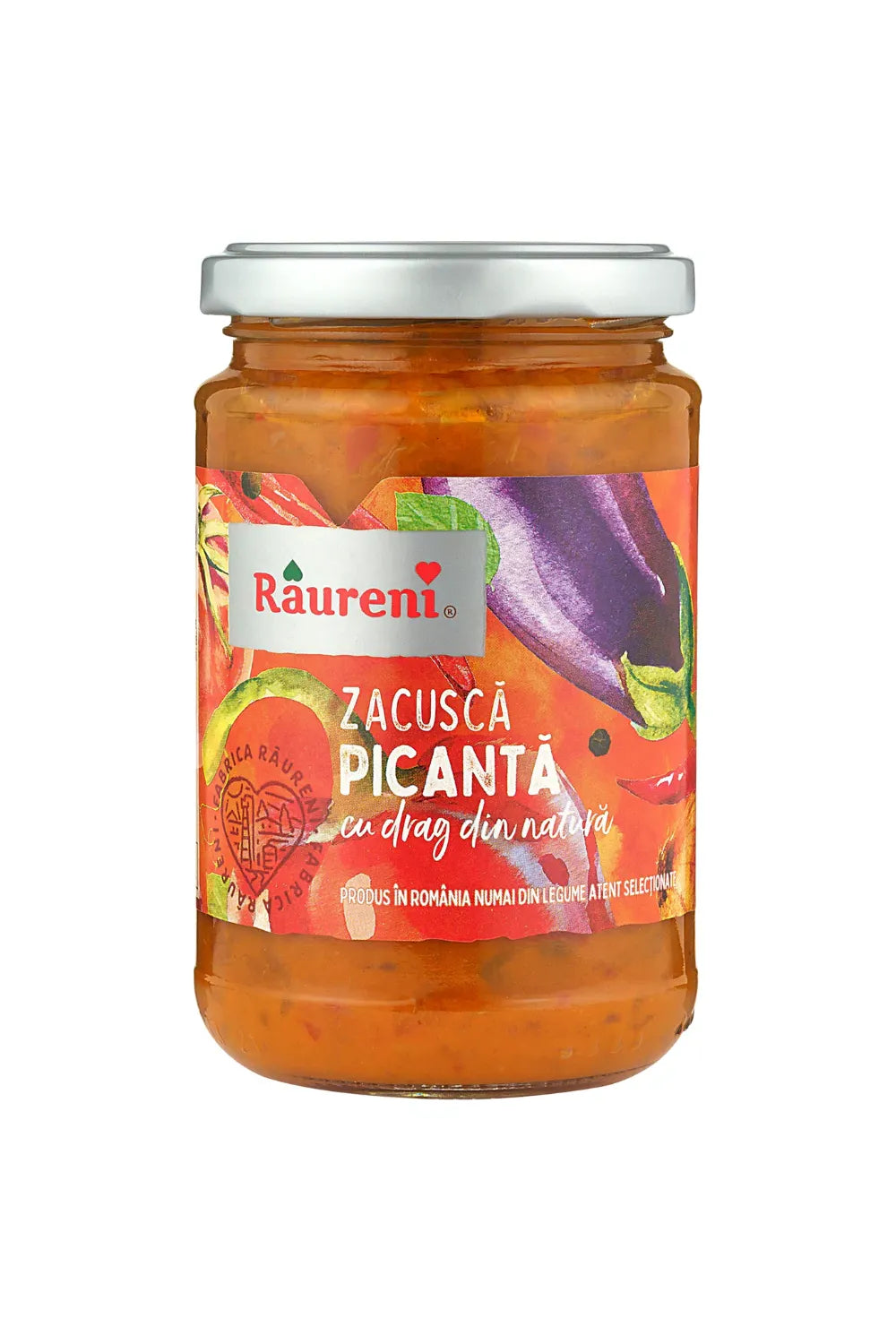 RAURENI - Romanian SPICY Eggplant Spread - Zacusca PICANTA 300g OR 500g