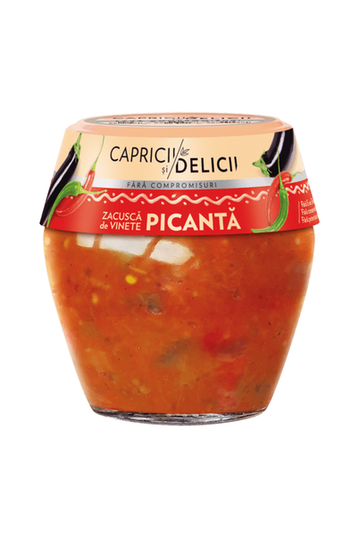 Capricii Si Delicii - SPICY Eggplant Zacusca - 550g