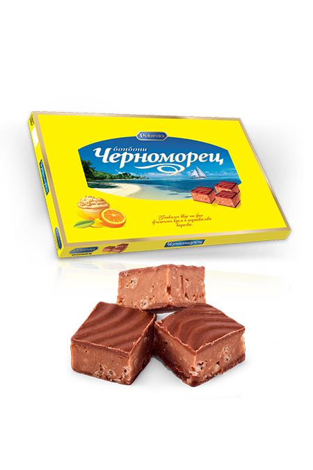 POBEDA - Bulgarian Chocolates Box  - Pralines CHERNOMORETZ - 250g