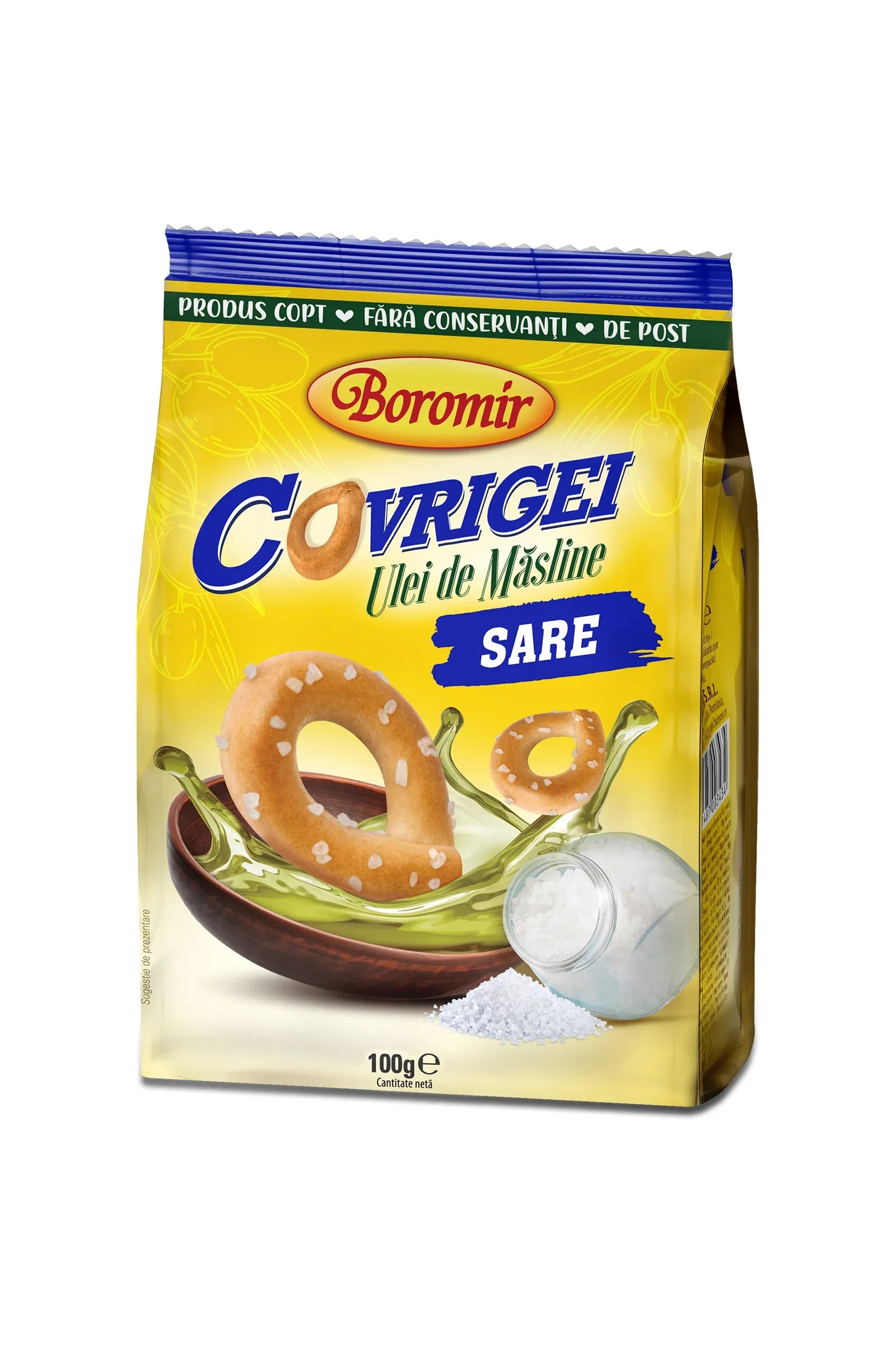 Boromir Pretzels - Covrigei de Buzau - with Olive Oil & Salt - 100g