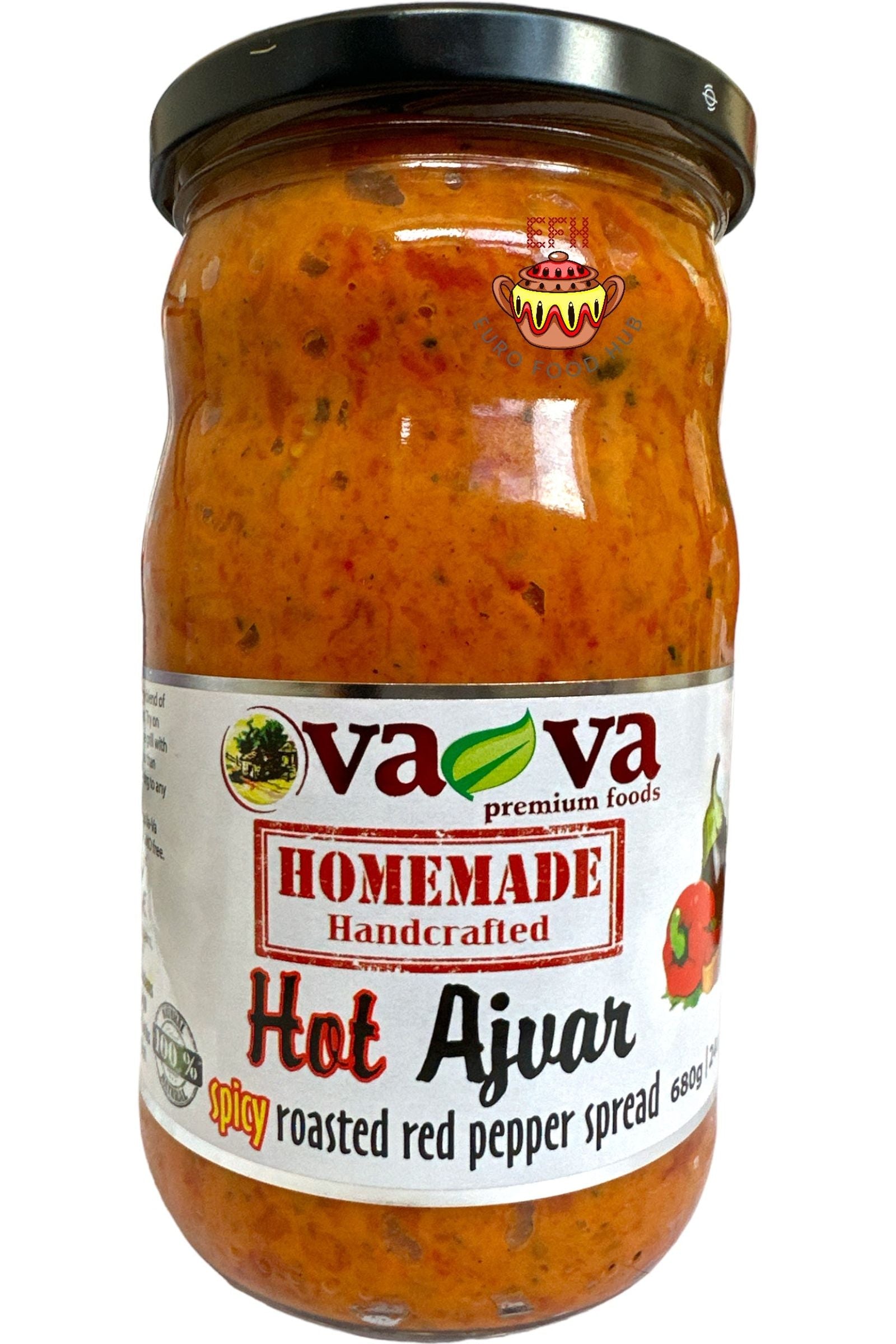 Va-Va Homemade Ajvar 680g - Hot or Mild