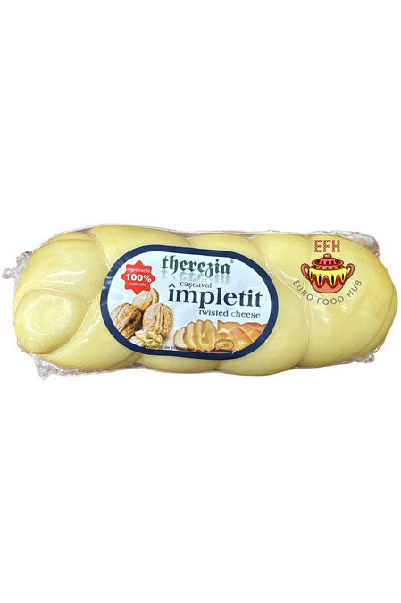 Braided Smoked Cascaval Cheese - Impletit - THEREZIA 340g
