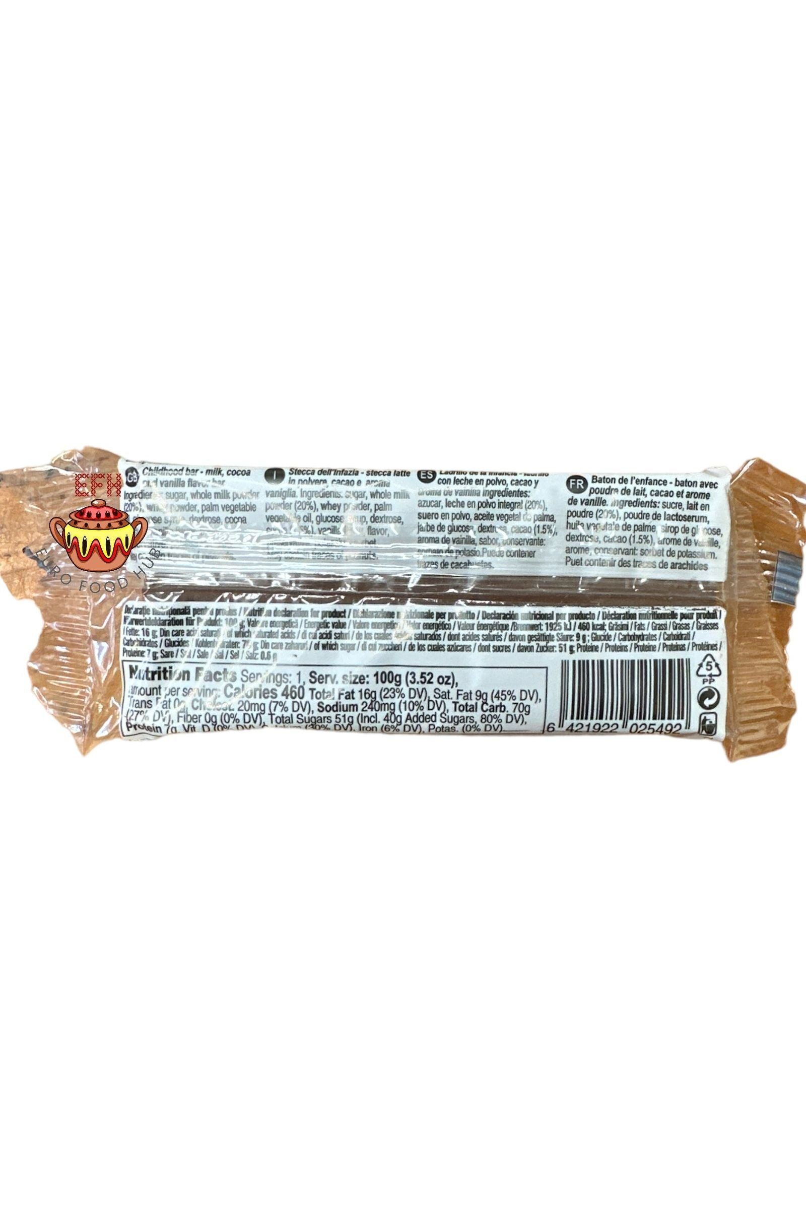 Childhood Bar - Batonul Copilariei - Pan Food - Chocolate/Vanilla