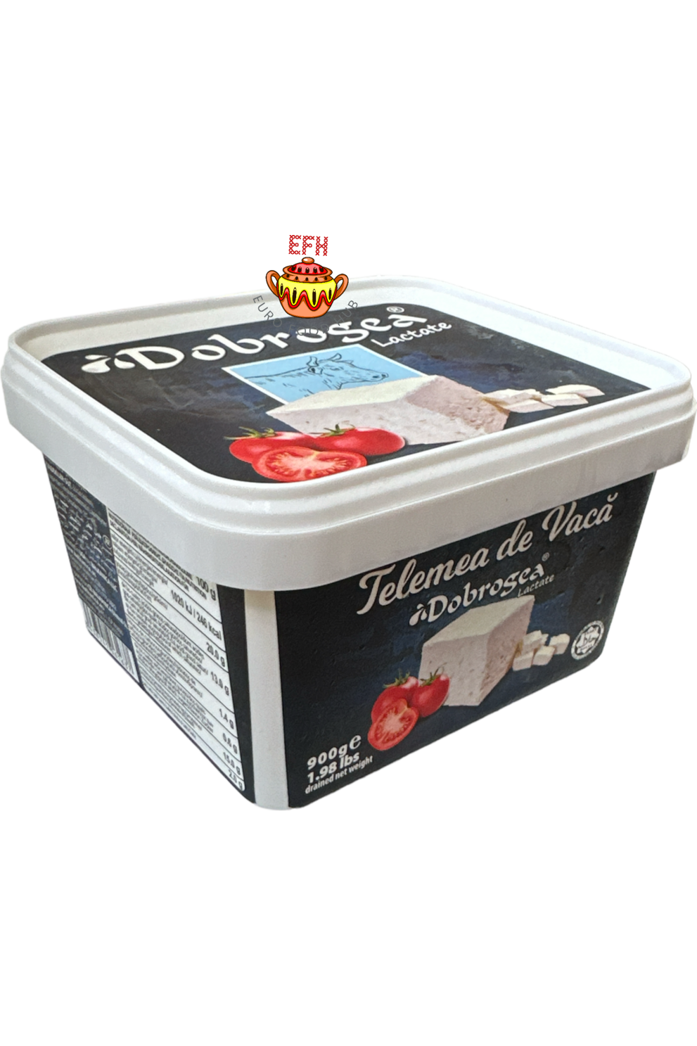 Dobrogea Lactate Romanian Cow's Milk Cheese - 900g
