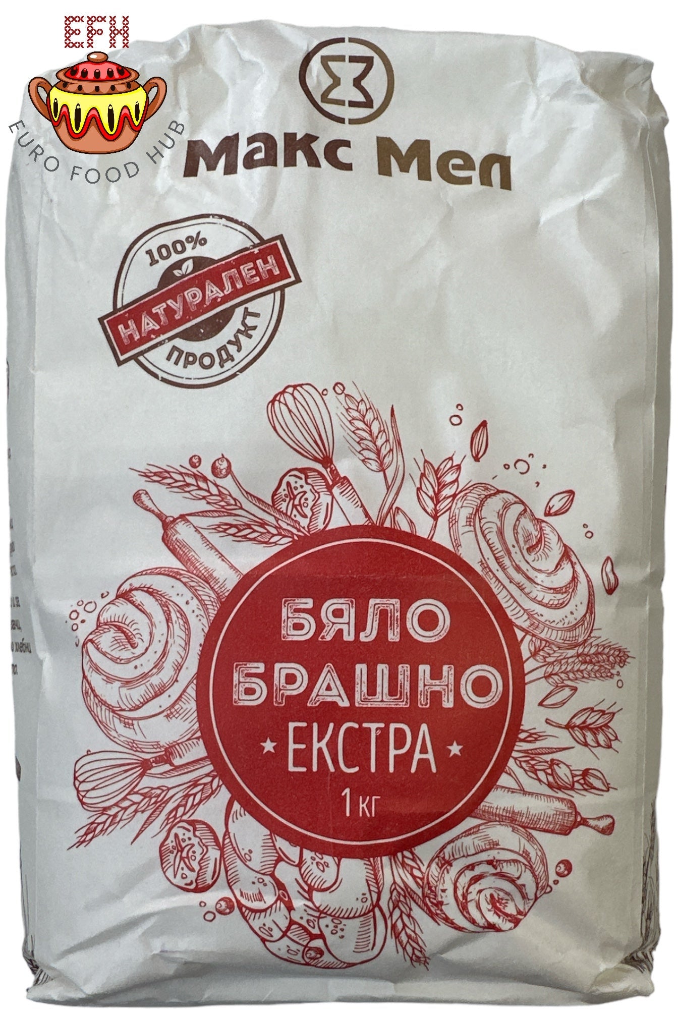 Bulgarian White Wheat Flour - MAX MEL - 1kg