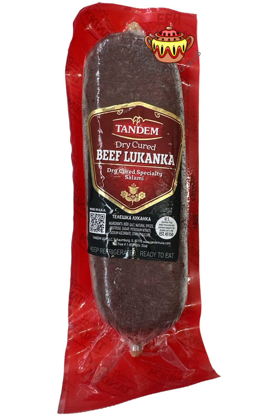 BEEF LUKANKA - Tandem - Dry Cured Premium Salami 1.19 lbs