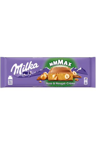 Milka Chocolate - NUTS NOUGAT - 300g - Best by 5.4.2024