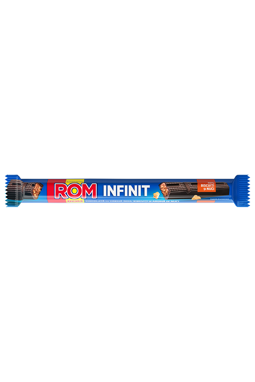 Autentic ROM Chocolate Bar - INFINIT - Cookies & Walnuts