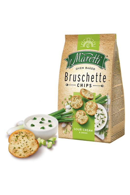 MARETTI Bruschette - Sour Cream & Onion - 142g