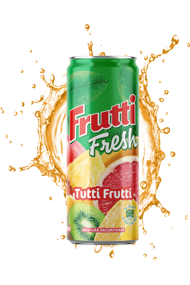 Frutti Fresh - European Soda Drinks - TUTTI FRUTTI - 330ml Can