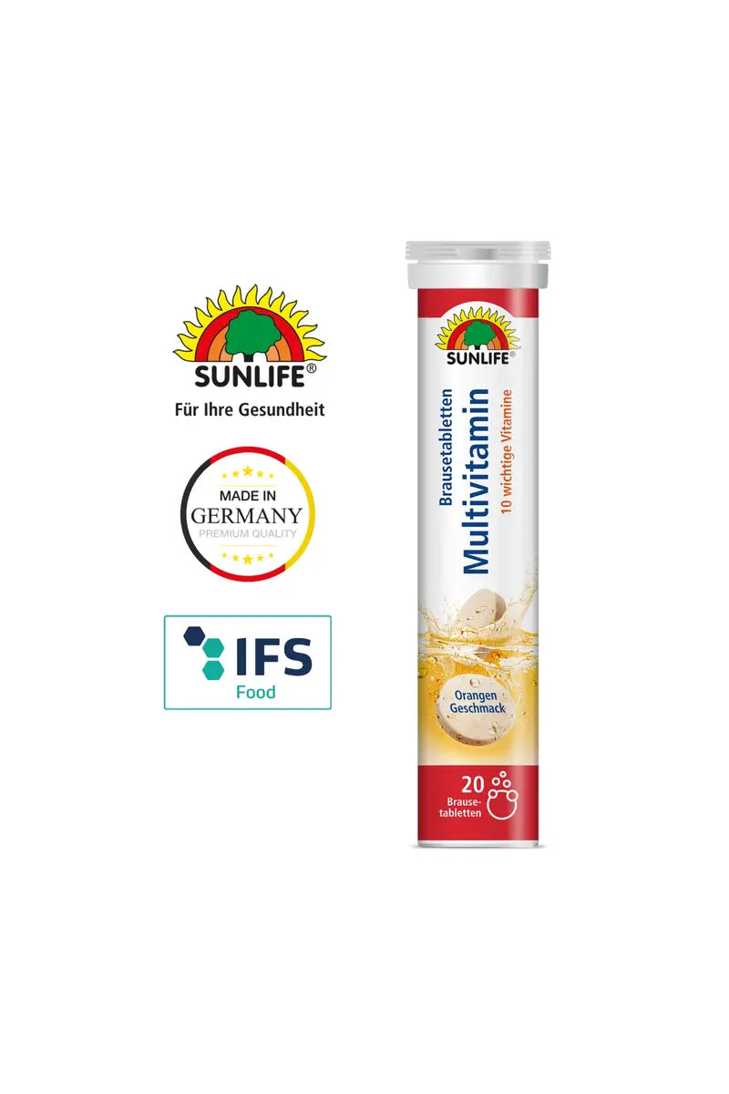 SUNLIFE - Effervescent Tablets - MULTIVITAMIN - Orange Flavor