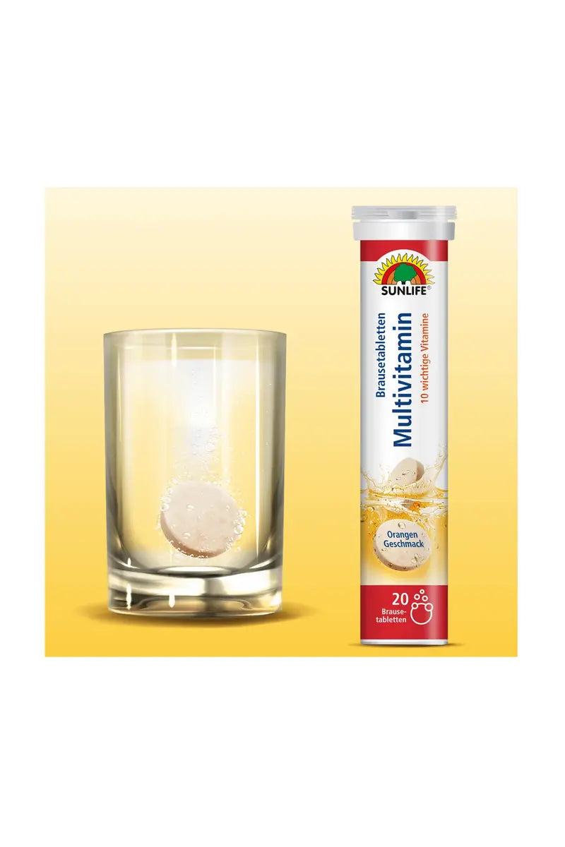 SUNLIFE - Effervescent Tablets - MULTIVITAMIN - Orange Flavor
