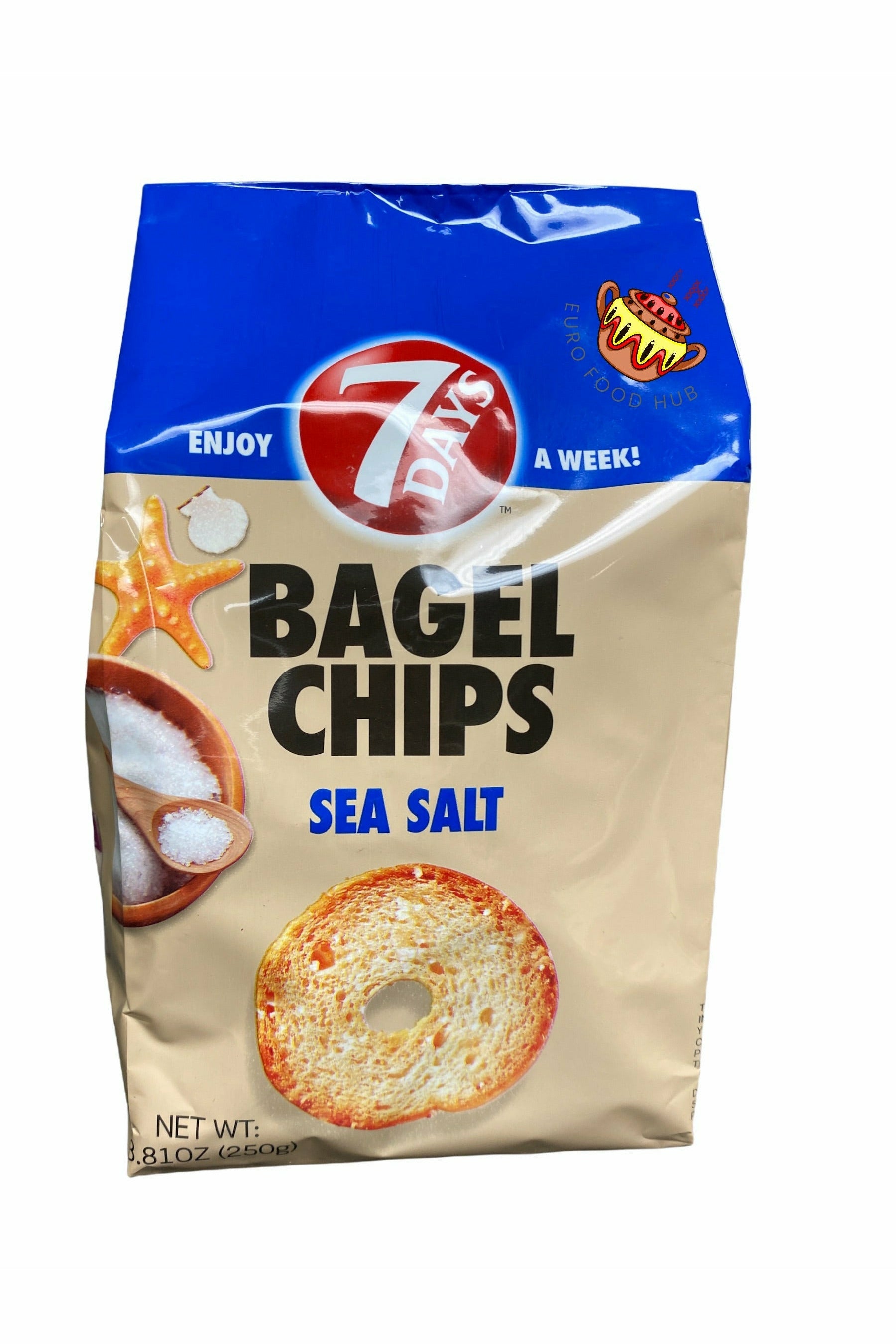 7 Days Bagel Chips/Bake Rolls - SEA SALT - Party Size