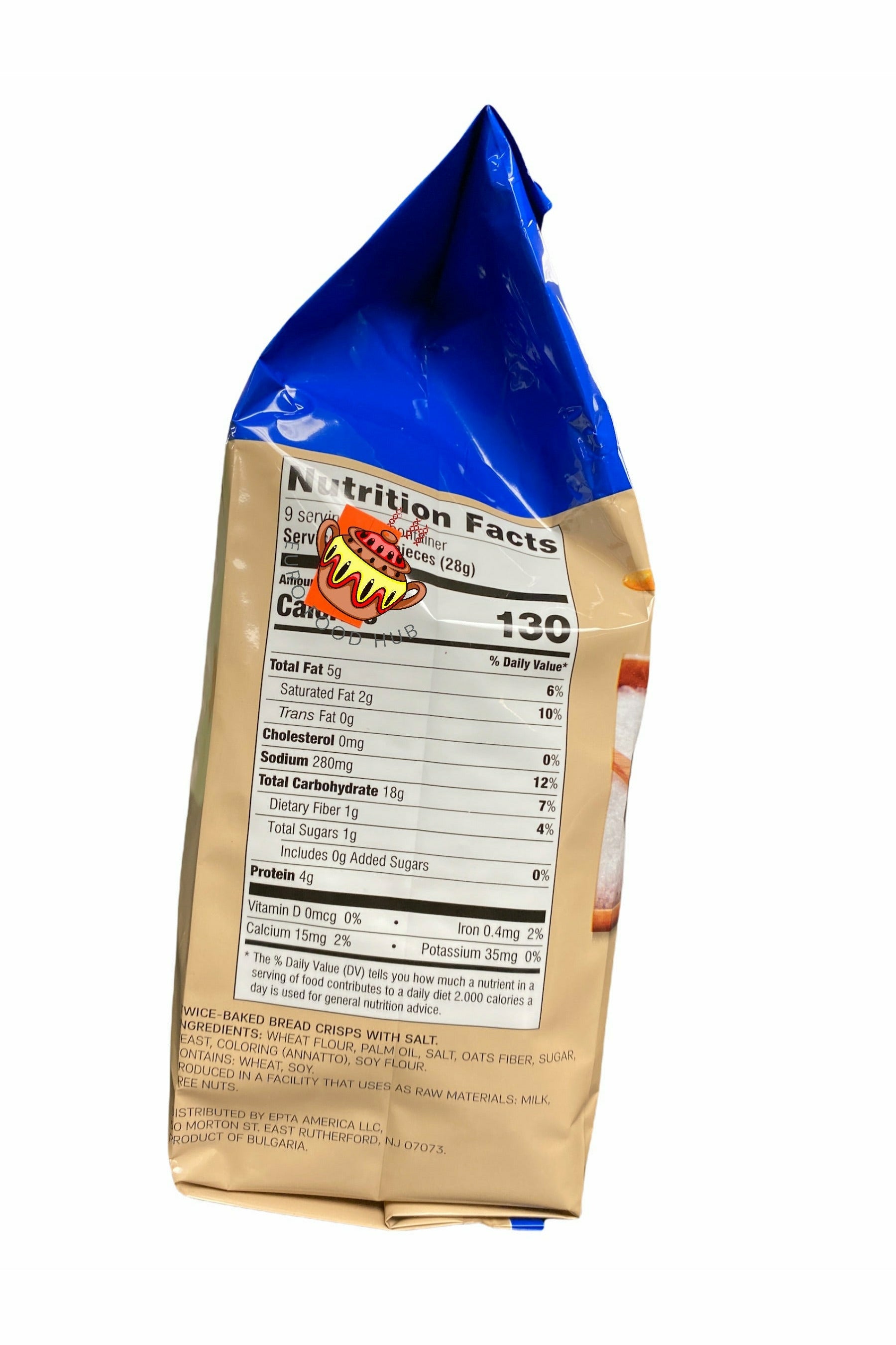 7 Days Bagel Chips/Bake Rolls - SEA SALT - Party Size