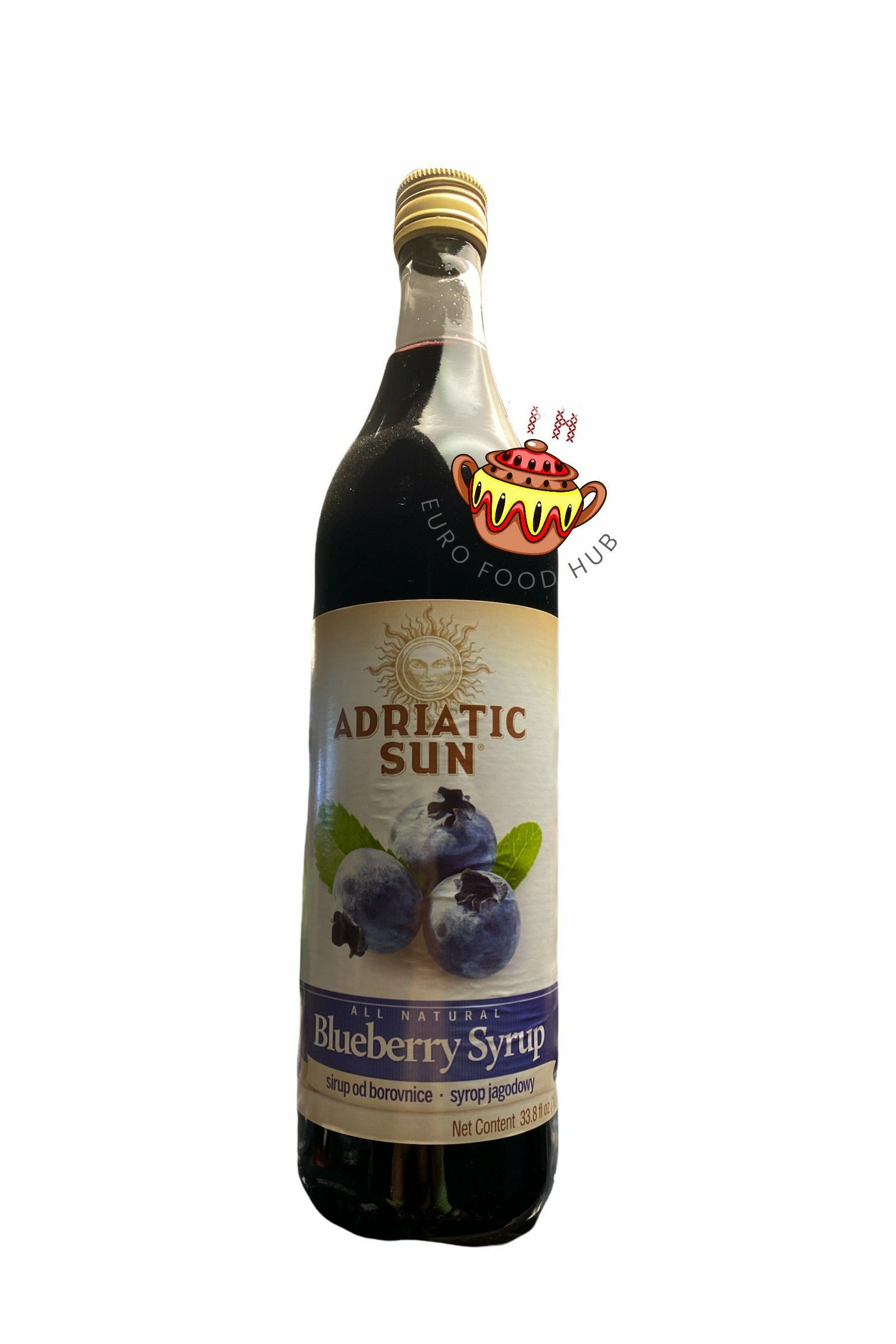 Adriatic Sun Syrup - BLUEBERRY Best by 2.28.2024