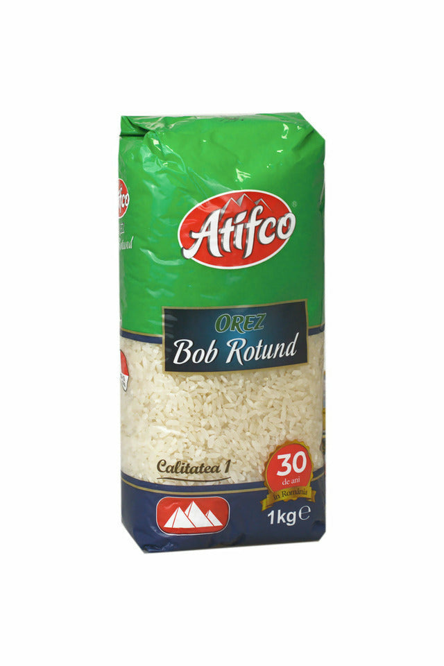Pearly White Round Grain Rice - ATIFCO - 1KG