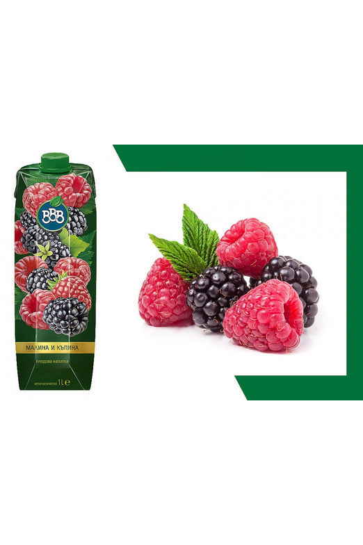 Raspberry & Blackberry Juice - BBB - 1L