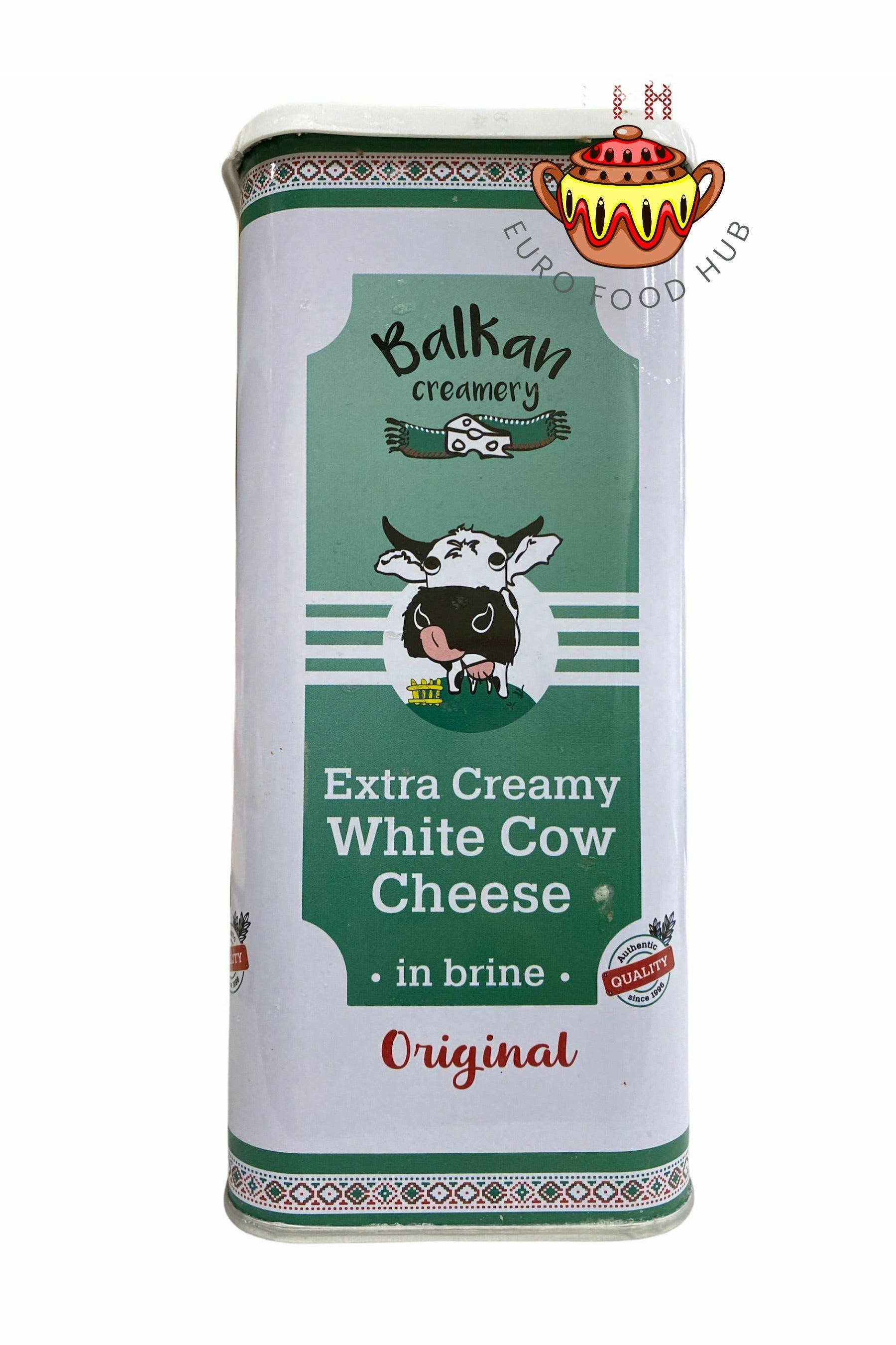 Balkan Creamery Extra Creamy White COW Cheese in Brine
