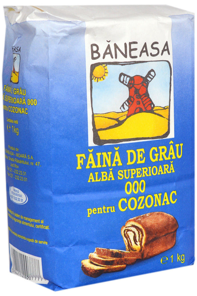 Baneasa Superior White Wheat Flour for COZONAC - Faina de Grau Pentru Cozonac