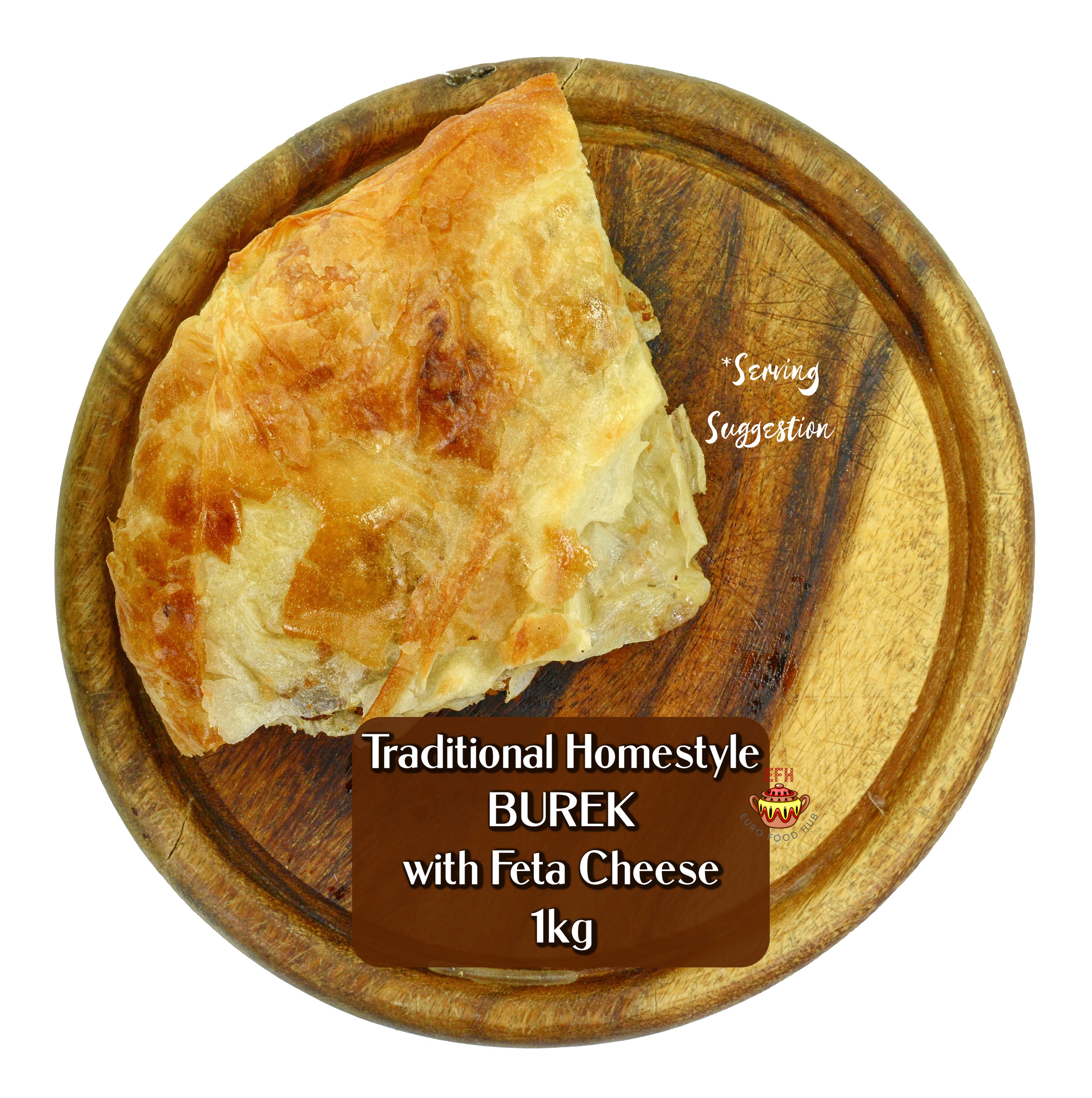 Homestyle BUREK with Cheese - 1kg /FROZEN/