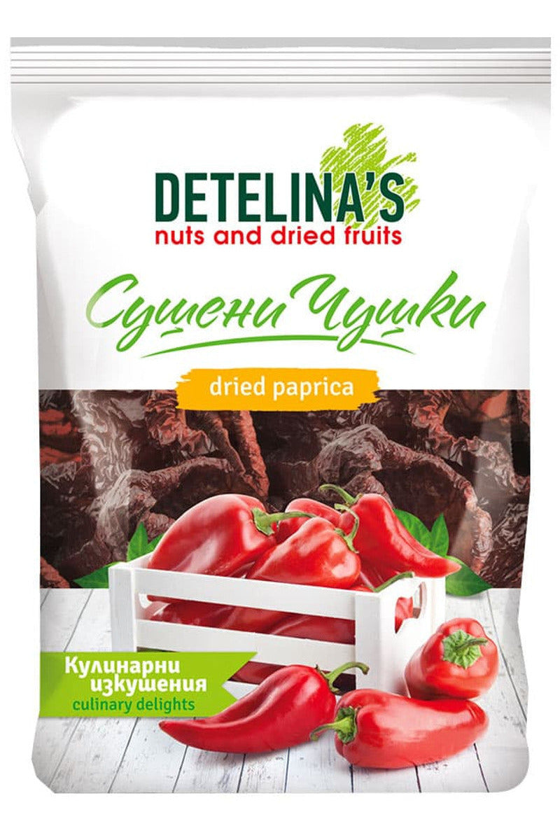 Dried Red Peppers - Seedless - Detelina