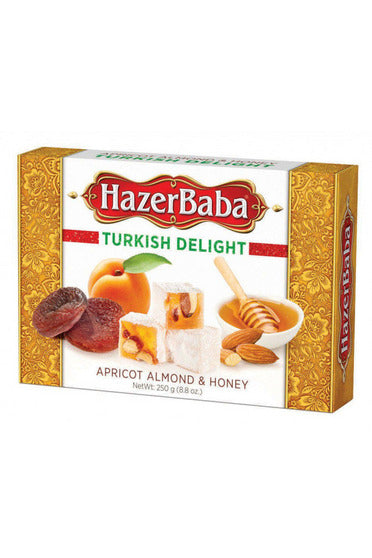 Hazer Baba - Turkish Delight with Apricot Almond & Honey - 250g