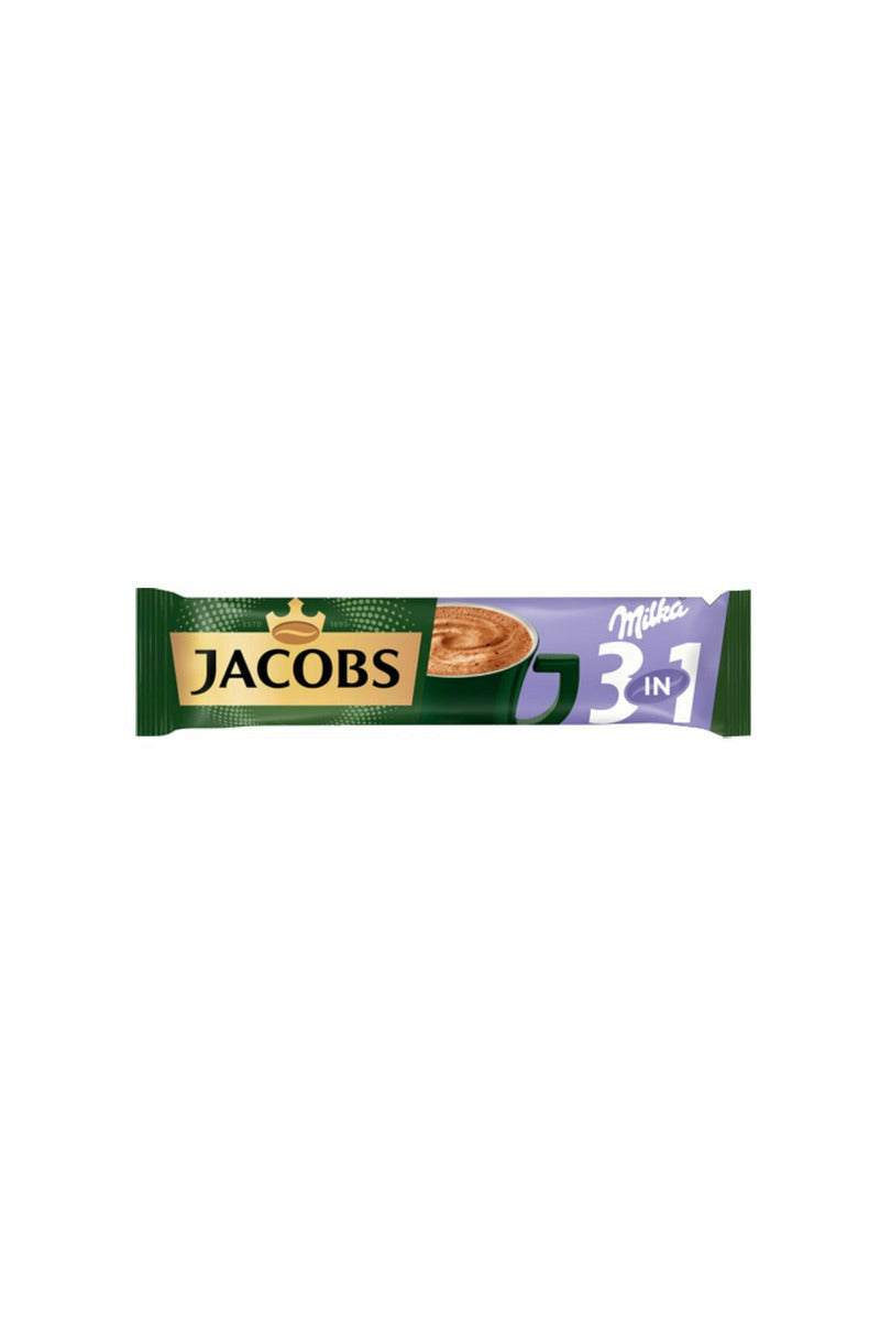 Jacobs Instant 3 in 1 Coffee with MILKA - Singles or Box