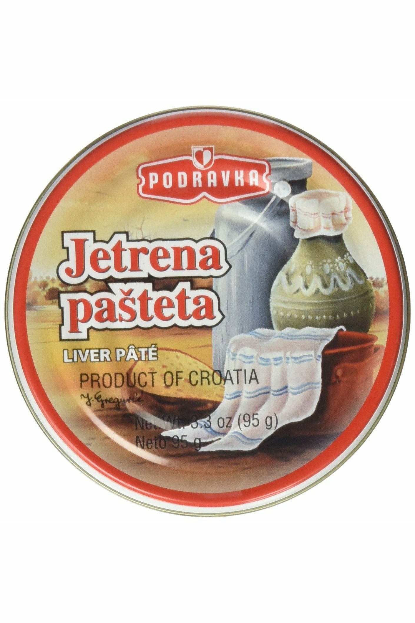 Liver Pate Podravka - Jetrena Pasteta - 95g