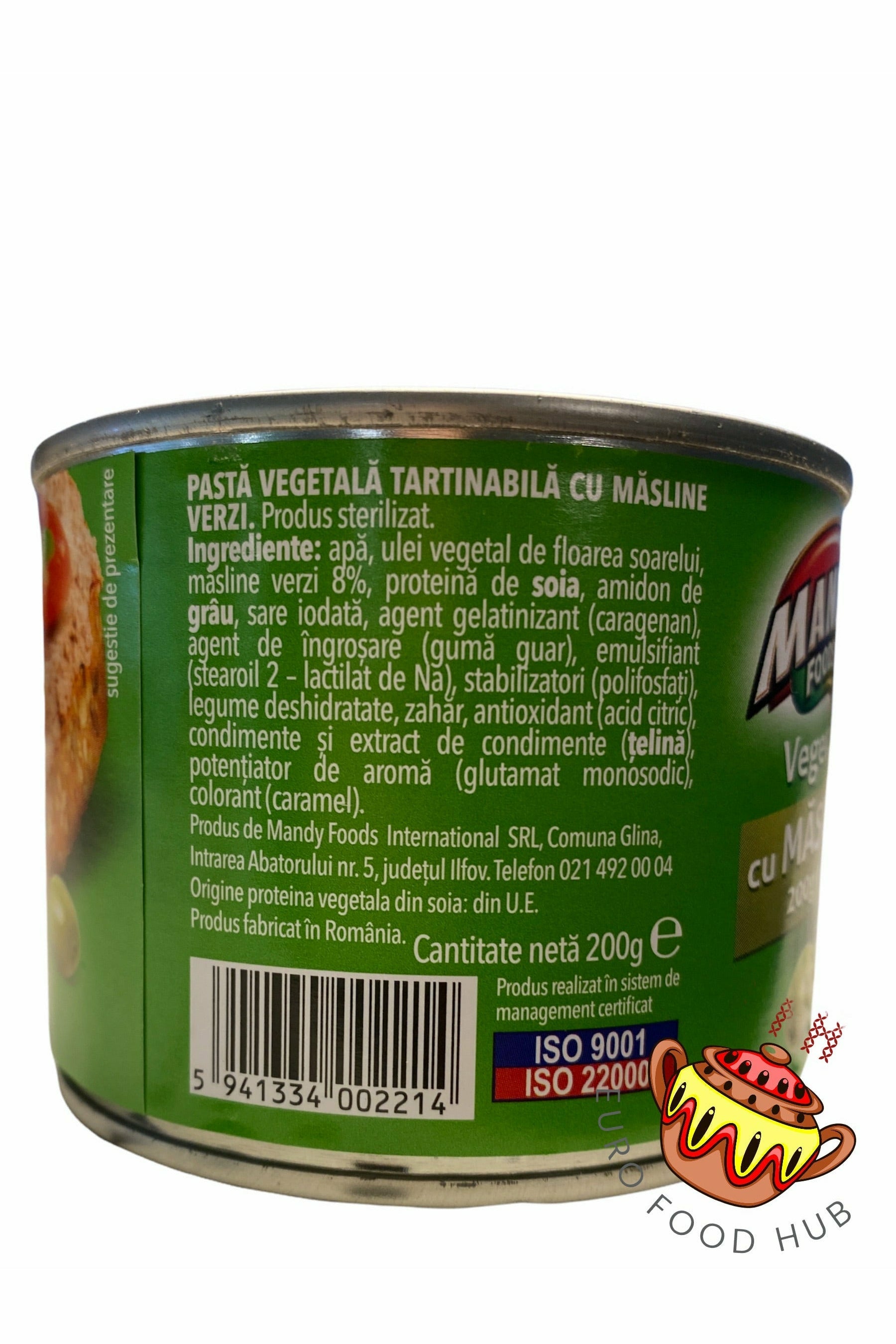 Vegetarian Pate - OLIVES - Mandy Foods