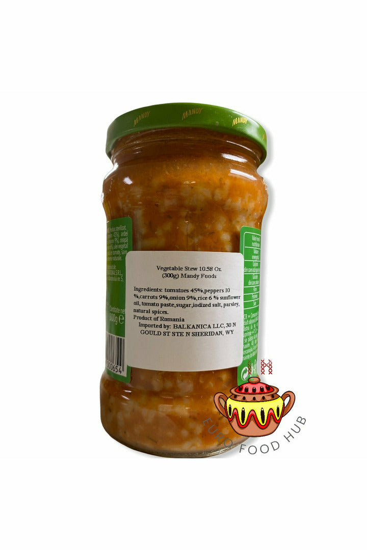 Mandy Foods - Vegetable Stew - Tocana de Legume - Best by 1.22.2024