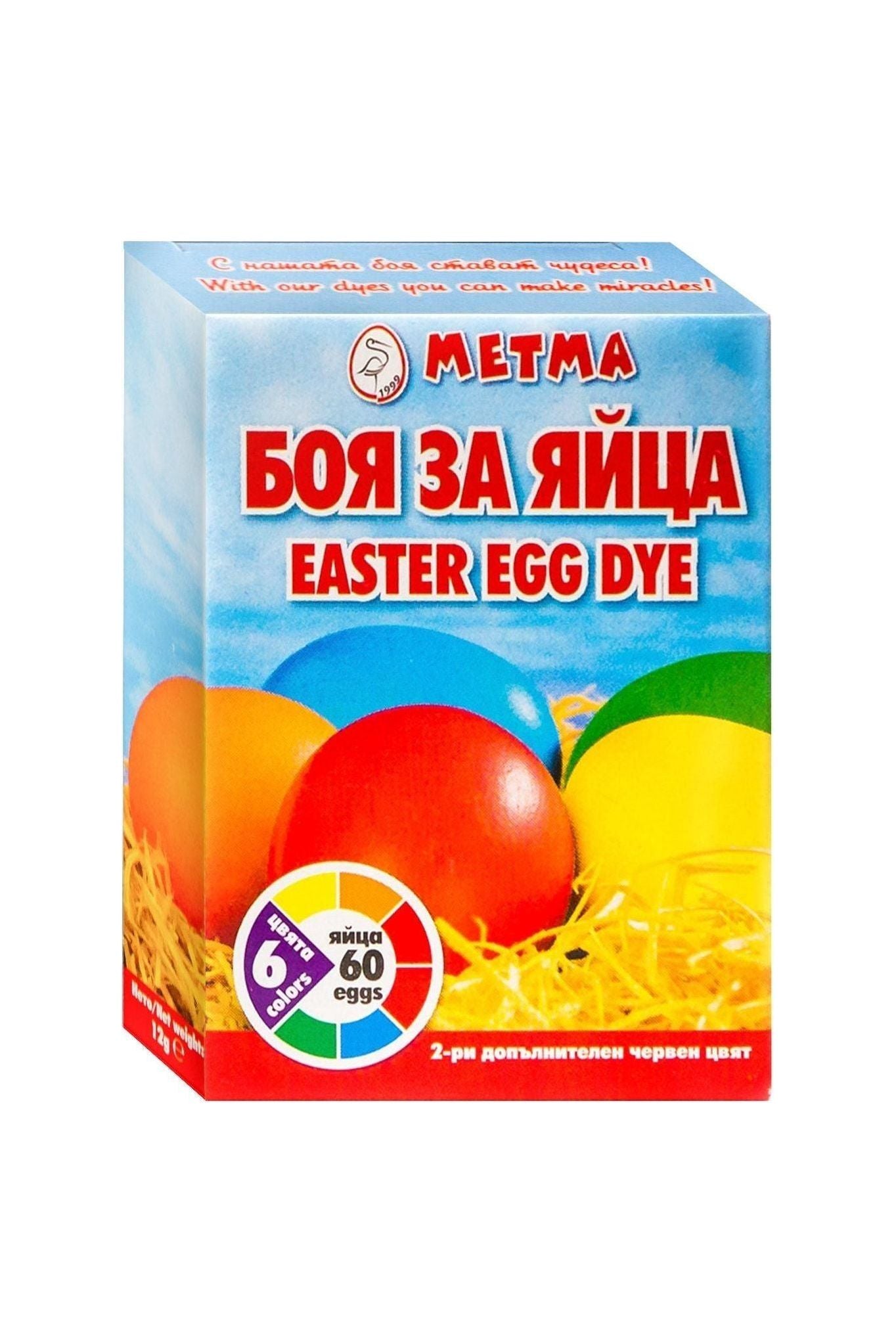 METMA - Easter Egg Dye Color Kit - 6 COLORS