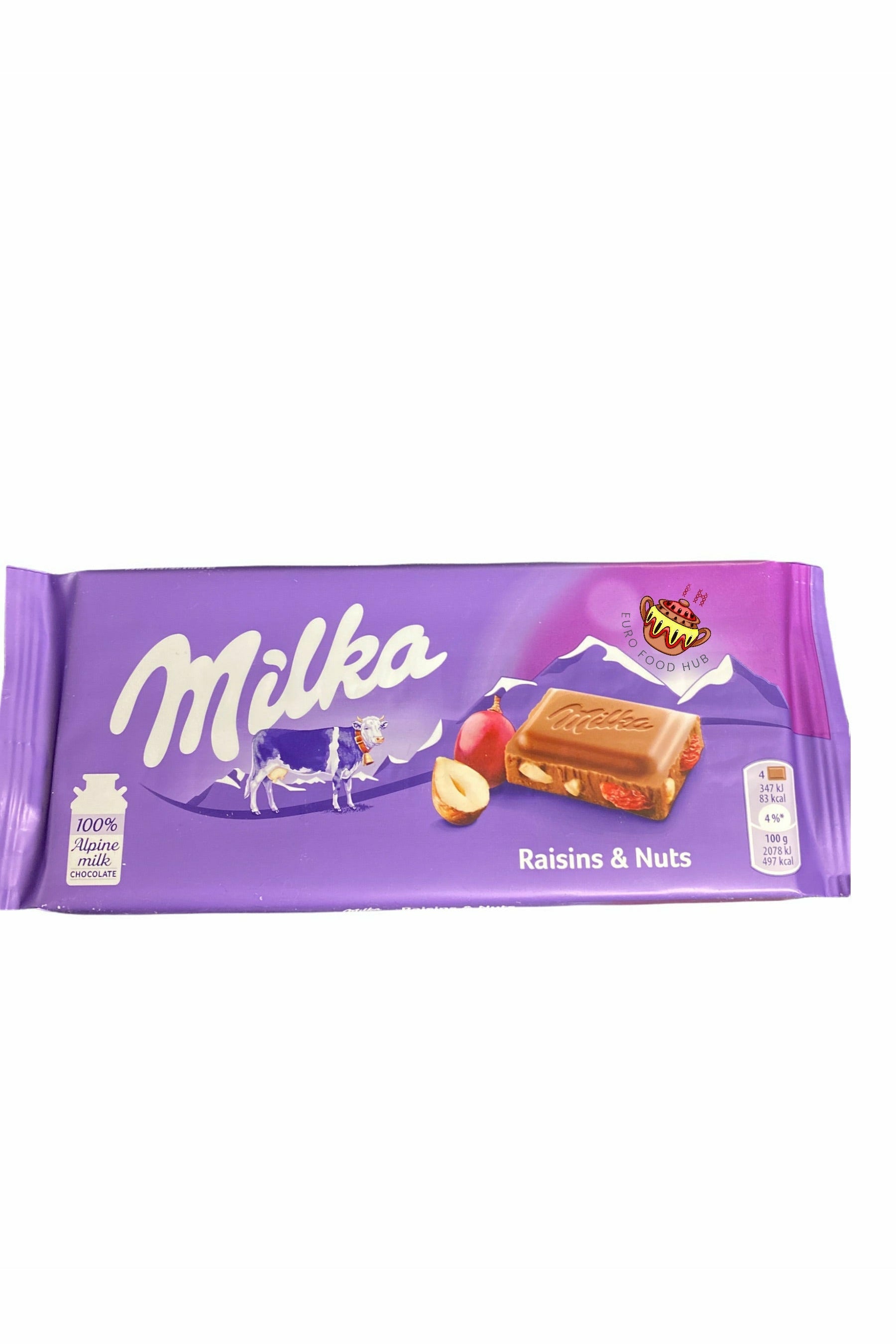 Milka Chocolate - Raisins & Nuts