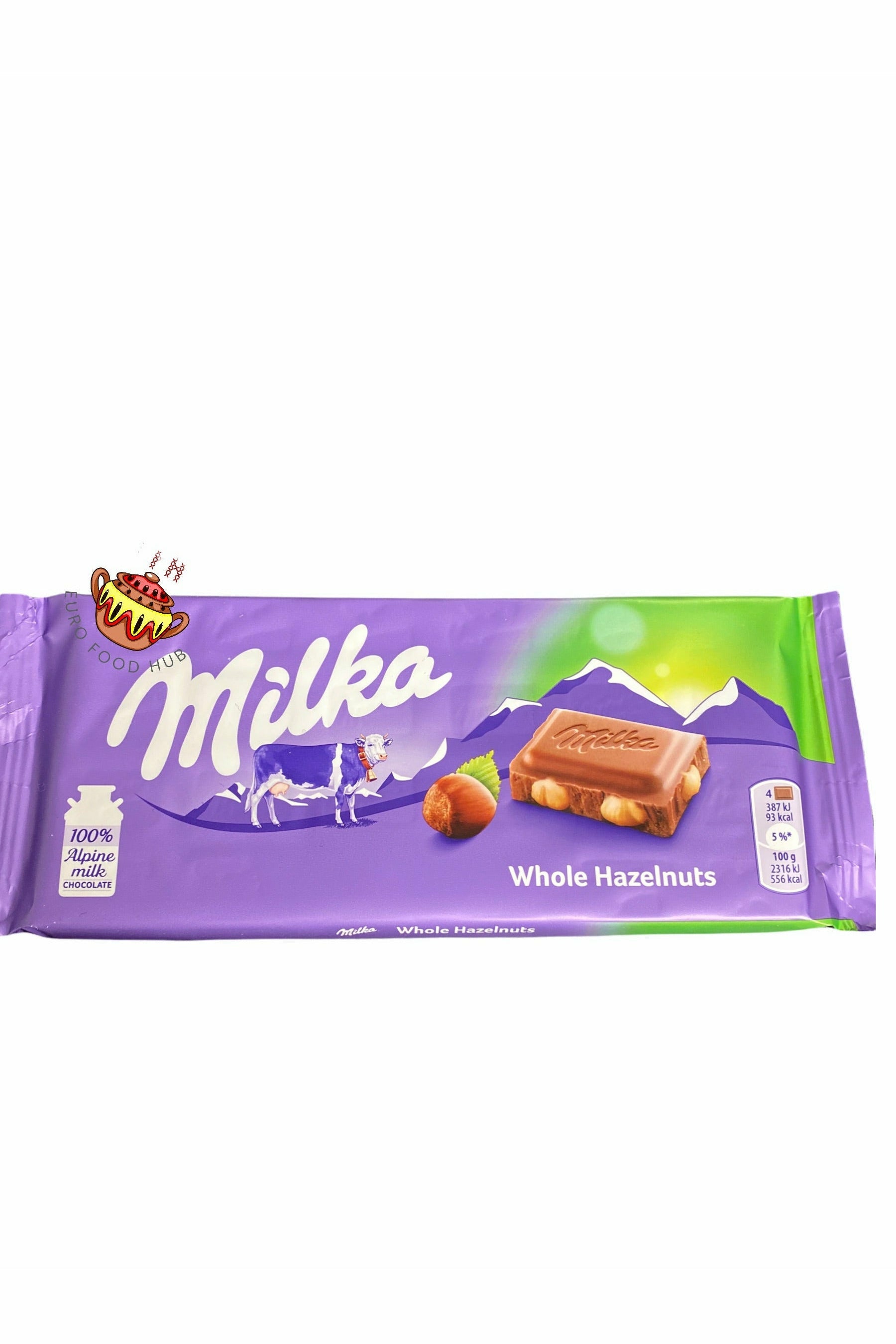 Milka Milk Chocolate with Whole Hazelnuts - Piccantino Online Shop  International