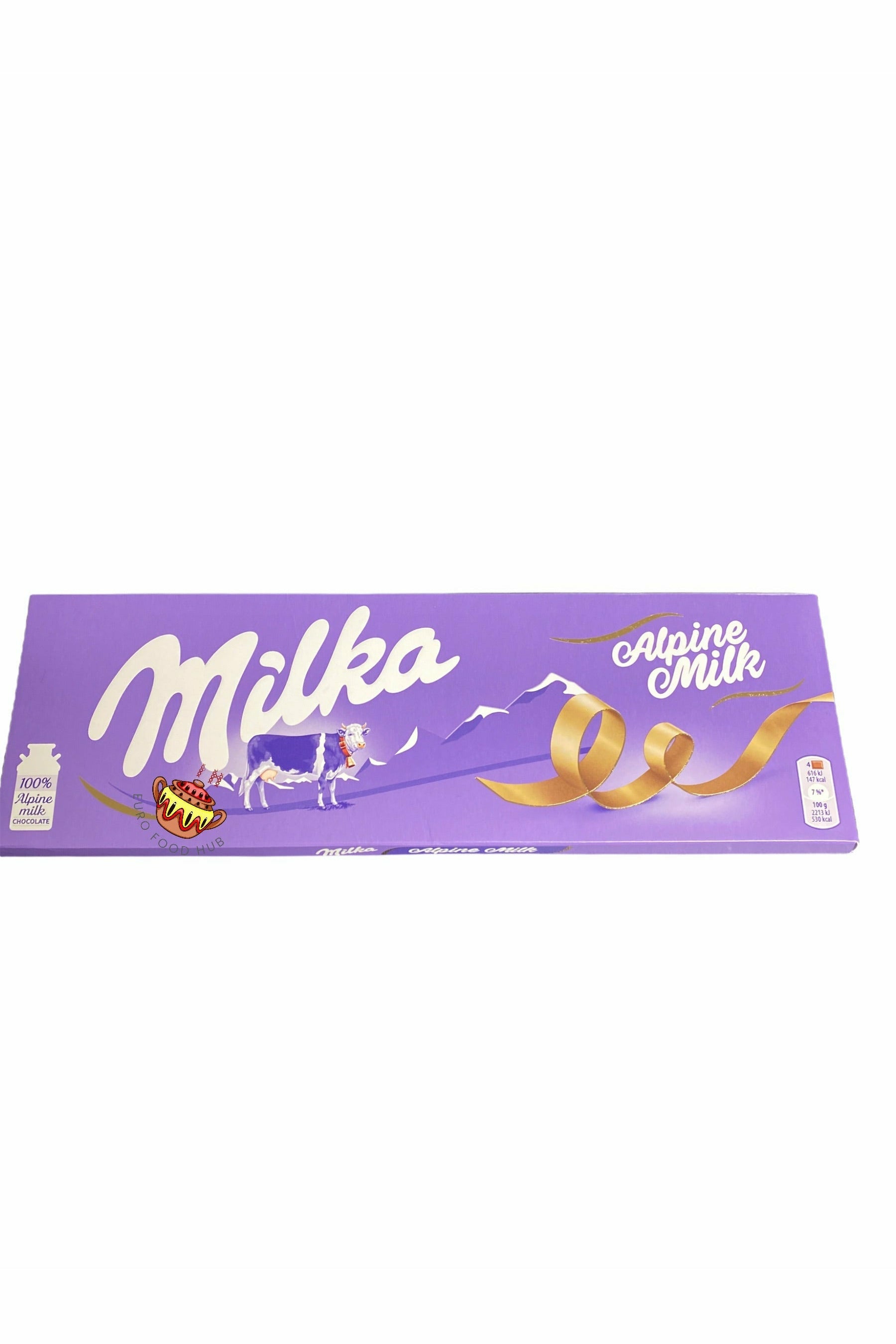 Milka Chocolate - Alpine Milk - 250g - Best by 9.8.2023