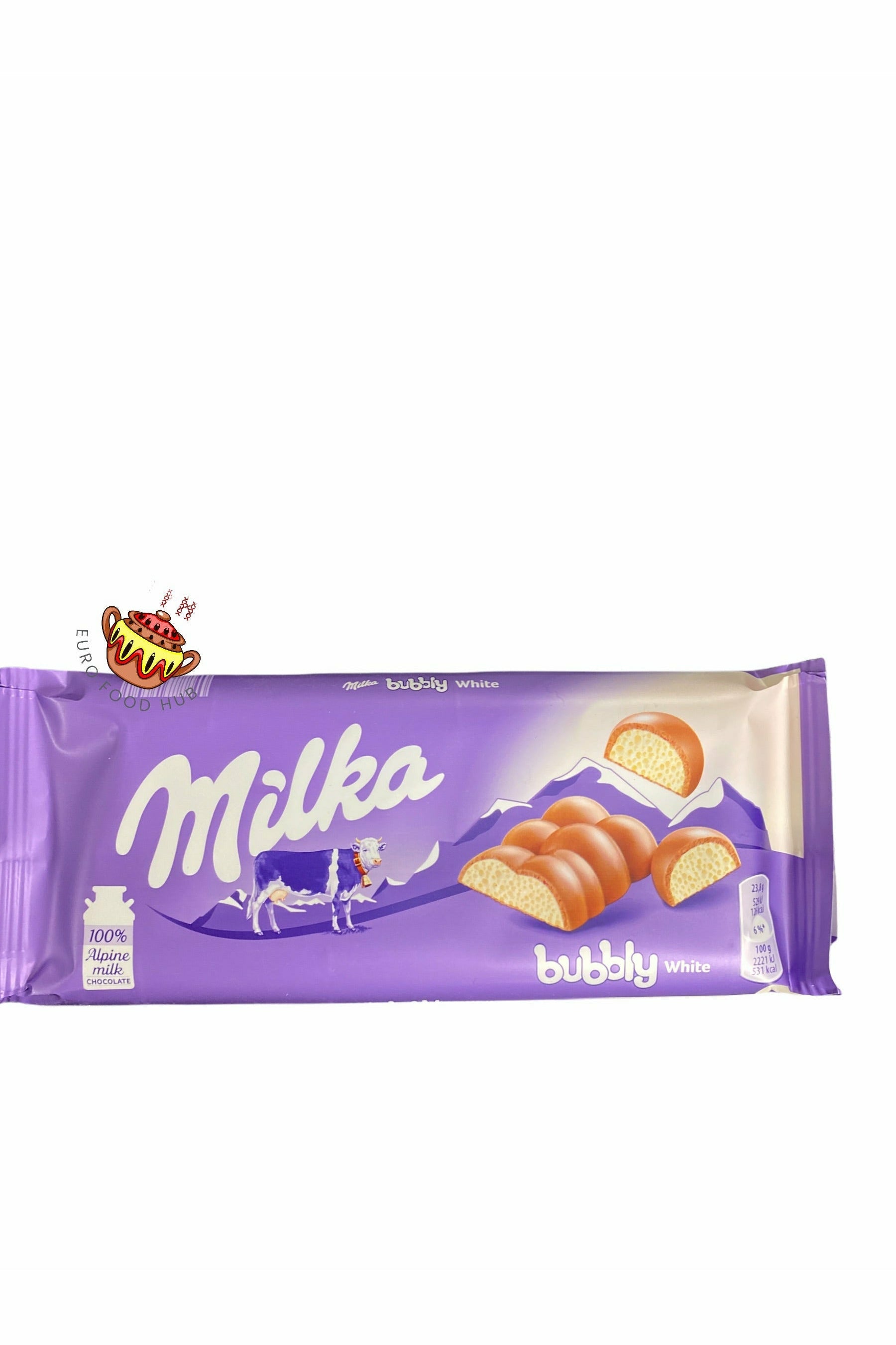 Milka Chocolate - BUBBLY White — Euro Food Hub, LLC