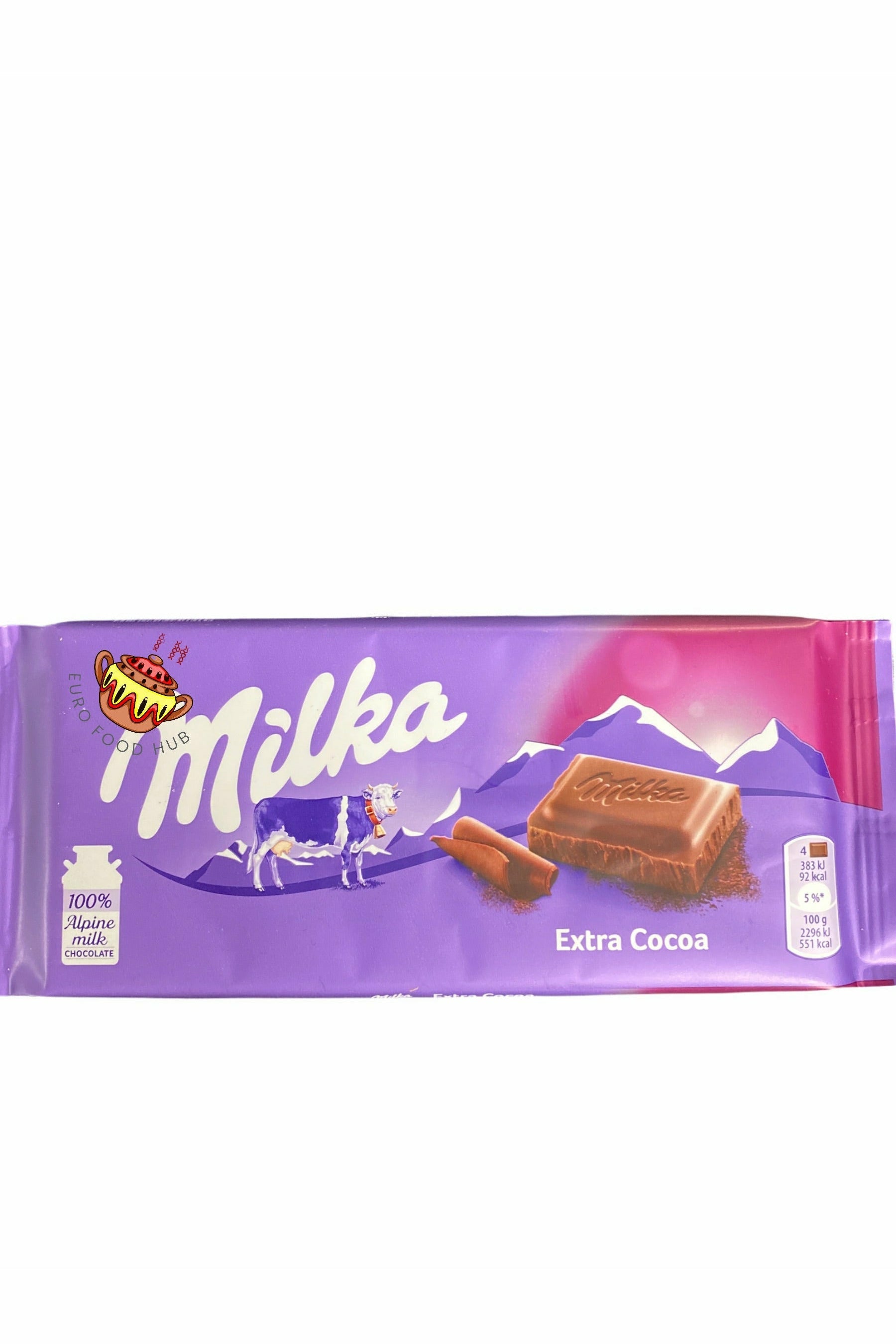 Milka Zartherb Fine Dark Chocolate Bar - 100g